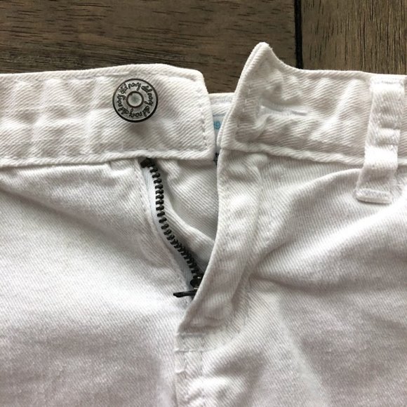 Old Navy White Jean Shorts Size 14 Girls - Picture 3 of 8